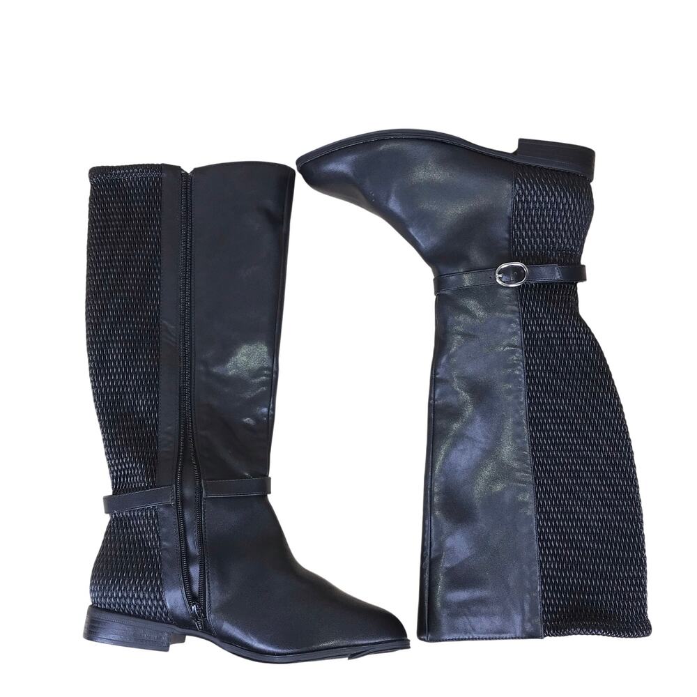 Comfortview Reeve Boots Women’s 9WW Black Wide Calf Knee High Riding Equestrian
